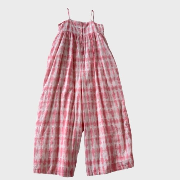 Girls Janie & Jack Pearl Tie-Dye Jumpsuit, Size 8 - Picture 6 of 8